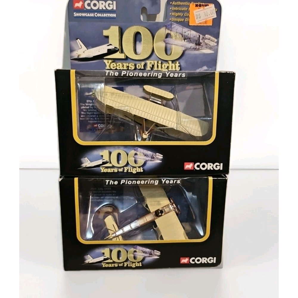 Corgi Pioneers  100 years of flight Kittyhawk & Bleriot Monoplane Louis /Wright